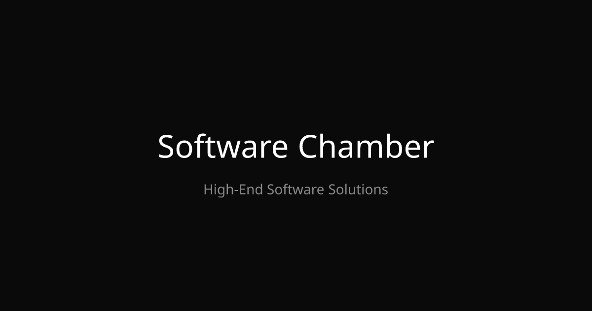 Software Chamber | Your Complete IT Department as a Service